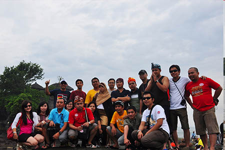 Photo group PT. IBF di Tanah lot