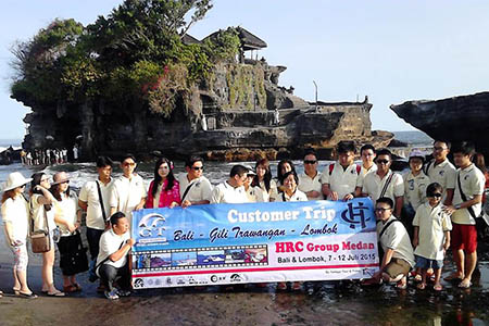 Photo group HRC di tanah lot